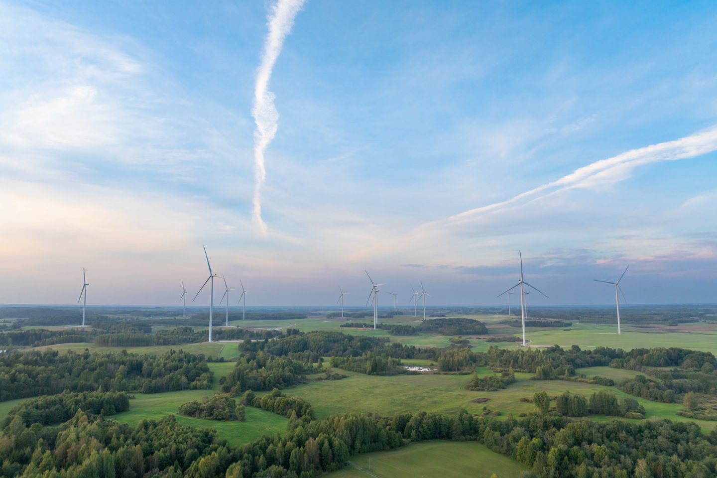 „Ignitis renewables“ vėjo elektrinių parkas.