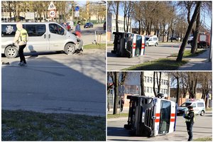 Šiauliuose susidūrė greitosios pagalbos automobilis ir „Renault Trafic“: vežta pacientė mirė