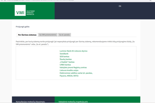 Policija perspėja būti budriems – sukčiai kuria netikras VMI svetaines!
