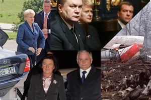 Lenkijos prezidento laidotuvių scenarijų sujaukė ugnikalnis: D. Grybauskaitė keliais skriejo tarsi lenktynių trasa
