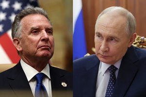 Netikėta išvyka: D. Trumpo pasiuntinys keliauja į Rusiją susitikti su V. Putinu