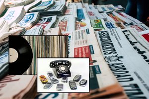 Spauda, vinilinės plokštelės, mygtukiniai telefonai: praeities nostalgija virsta šiuolaikine mada