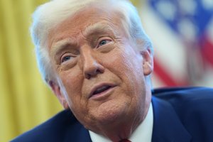 Teisingumo departamentas: vyriškiui pareikšti kaltinimai dėl grasinimų nužudyti D. Trumpą