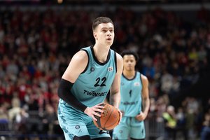 Į pergalių kelią sugrįžti norintis „vilkų“ aukštaūgis M. Blaževičius: „Žinome savo problemas“