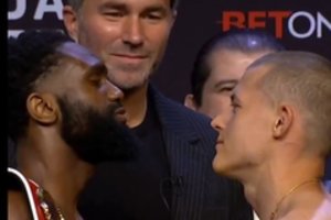 Paskutinėje akistatoje prieš mūšį E. Stanionis pasisvėrė ir su šypsena žiūrėjo į varžovo akis