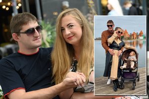 Realybės šou „Tamsoje“ nugalėjęs neregys A. Ravanas su žmona laukia šeimos pagausėjimo