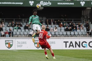 „Kauno Žalgiris“ savo 6000 sirgalių nepradžiugino įvarčiu mače su „Sūduva“