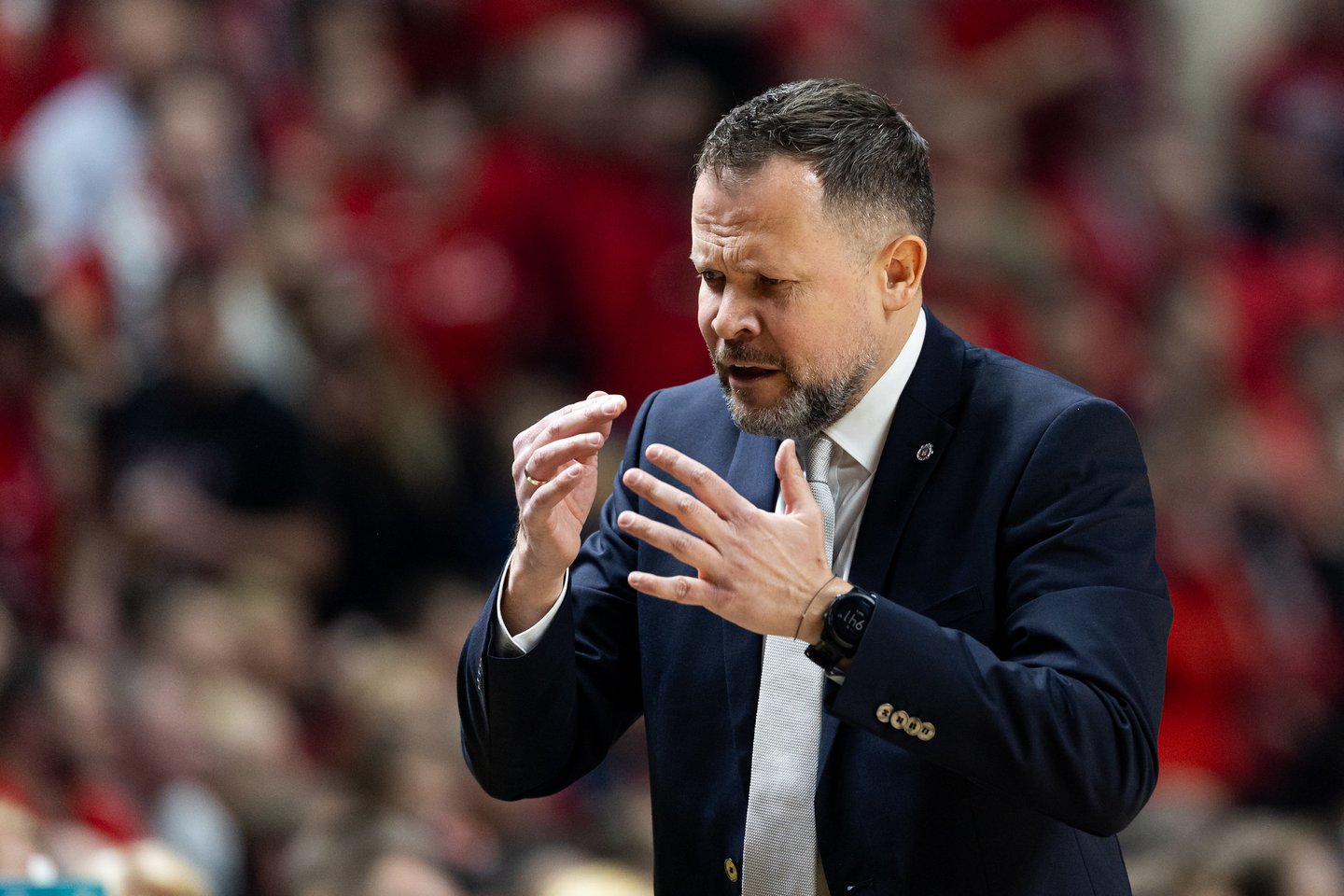 Vilniaus „Ryto“ treneris Giedrius Žibėnas.<br>T.Bauro nuotr.