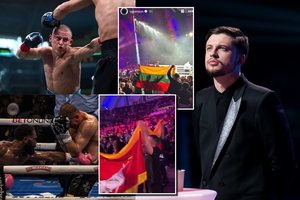 E. Stanionio kovą JAV stebėjo ir OG Version: akimirkose – trispalvė ir giedamas himnas