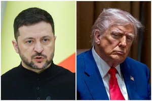Po D. Trumpo reakcijos į Rusijos ataką Sumuose – skambus V. Zelenskio raginimas JAV prezidentui