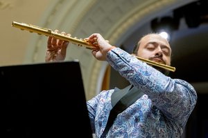 Nacionalinėje filharmonijoje pagerbtas jubiliejų minintis kompozitorius Algirdas Martinaitis