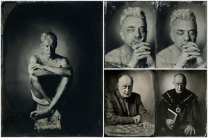 174 metų senumo technika fotografuojantis M. Meškauskas: „Mano kurti portretai kartais pavirsta keistu asmenybės terapijos seansu“