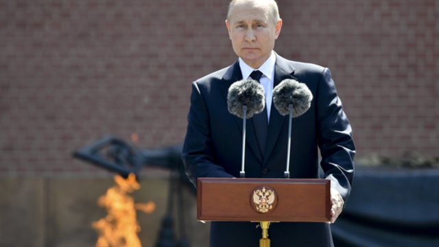 „Penkios teritorijos“ ir jokio NATO: V. Putinas toliau dėsto sąlygas