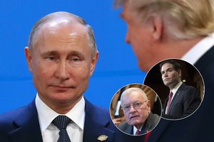 D. Trumpui – jau ir artimos aplinkos spaudimas: įspėja dėl požiūrio į V. Putiną ir Rusiją