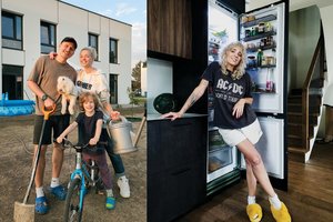 Apie buitį ir namų ruošos darbus su vyru Ž. Geču prakalbusi A. Adamovič: „Kantrybė yra trūkusi“