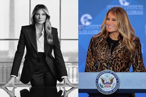 Išnagrinėjo Melanios Trump kūno kalbą: nuotraukose – iškalbingos detalės