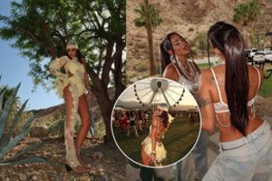 Karolina Meschino kaitino „Coachella“ festivalio dalyvių kraują: demonstravo žadą atimančius įvaizdžius
