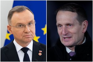 Po S. Naryškino grasinimo Lenkijai ir Baltijos šalims – A. Dudos atsakas