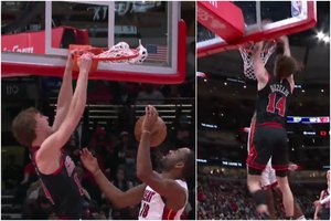 Pamatykite: gražiausių NBA nakties epizodų viršūnėje – galingas M. Buzelio dėjimas