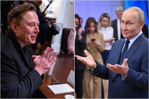 V. Putinas atvirai liaupsino E. Muską: palygino su legendiniu sovietų mokslininku iš Ukrainos