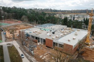 Panemunėje įsibėgėjo baseino statybų darbai