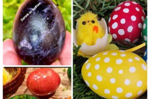 Taip lengvai ir paprastai dažyti kiaušinių dar neteko: marginkite iš vakaro, o ryte pamatysite tikrą stebuklą