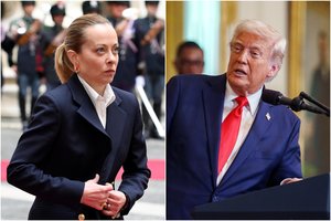Dėl G. Meloni ir D. Trumpo susitikimo – nerimas Europoje: įvardijo grėsmingą scenarijų