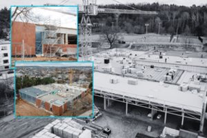 Kaune sparčiai kyla milžiniškas pastatas: jame – ne tik baseinas