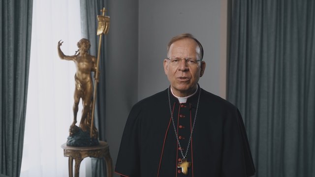 Vilniaus arkivyskupo G. Grušo velykinis sveikinimas: linki vilties ir drąsos