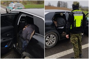 Lenkijoje po gaudynių suimtas lietuvis, į Vakarų Europą neteisėtai gabenęs 8 Afganistano piliečius