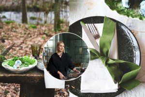 Dekoratorė Velykoms stalą padengė ir prie Saidės upelio: suderino natūralius akcentus, stilingus indus