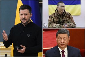 Kinijos kariai Ukrainoje ir ginklai Rusijai: įvertino aštrėjančius kaltinimus Pekinui ir „karštligiškas“ V. Zelenskio pastangas
