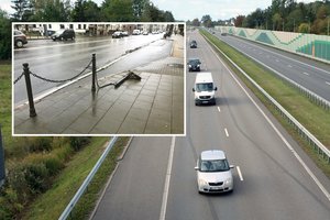 Gatvių stulpeliai tapo vairuotojų taikiniu – panašūs atvejai ne tokie jau reti