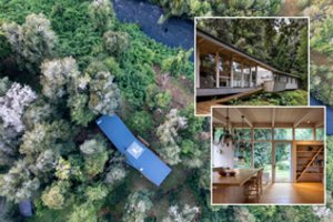 200 kv. m šeimos namas išdygo tiesiog miške: dabar kasdien gėrisi vaizdais į upę