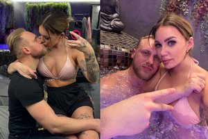 Burbulinė vonia ir karšti bučiniai – ypatingą progą mininti J. Partikė ir jos mylimasis kaitina kraują