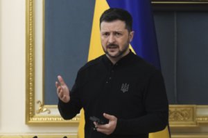 V. Zelenskis: Rusija nuo ryto suaktyvino Ukrainos apšaudymą