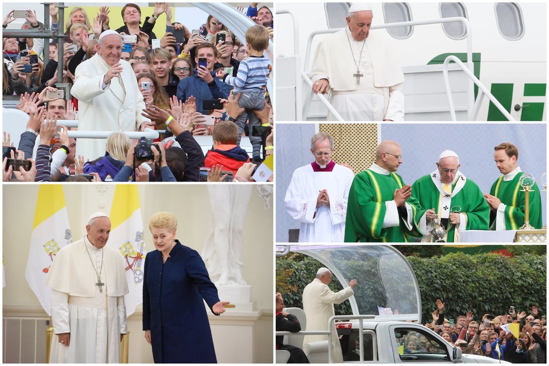Popiežiaus vizitas Lietuvoje 2018 m.<br>Lrytas koliažas