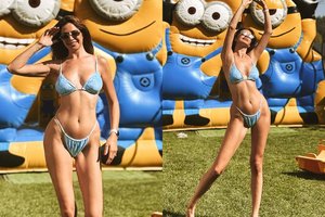 Krepšininko L. Lekavičiaus žmona Melina kaitina kraują: pademonstravo pribloškiančias kūno linijas