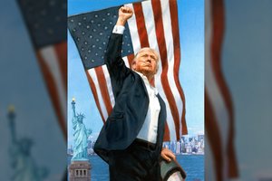 Apie paslaptingą V. Putino D. Trumpui padovanotą portretą prabilo jį nutapęs dailininkas