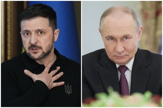 V. Putinui – V. Zelenskio atsakas dėl tiesioginių derybų