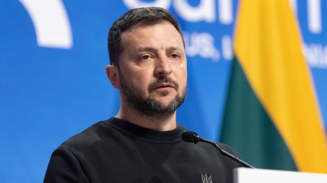 V. Zelenskis pasiruošęs surengti taikos derybas su Rusija, tačiau yra viena sąlyga