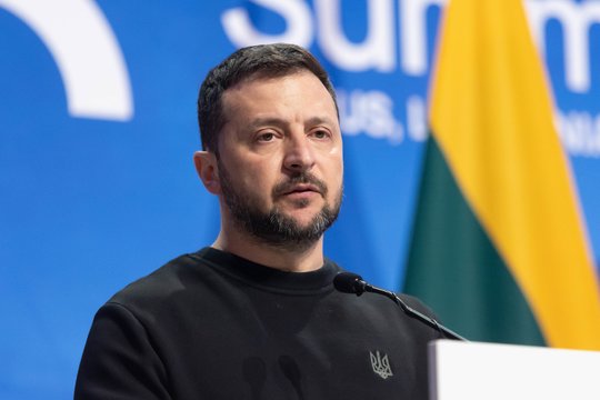 V. Zelenskis pasiruošęs surengti taikos derybas su Rusija, tačiau yra viena sąlyga