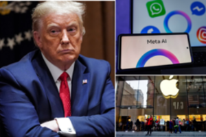 D. Trumpo rūstybės nebijo – ES skyrė šimtamilijonines baudas „Apple“ ir „Meta“