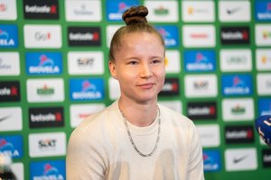 Moterų krepšinio rinktinės naujokė Gabrielė Nikitinaitė: „Čia man būti yra tikra privilegija“