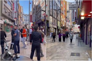 Turkiją supurtė smarkūs žemės drebėjimai: žmonės bėgo į gatves