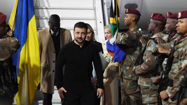 V. Zelenskio vizitas Pietų Afrikos Respublikoje: laukia svarbūs susitikimai