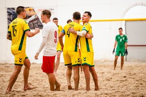 Lietuvos paplūdimio futbolo rinktinė sužais dvejas draugiškas rungtynes Čekijoje