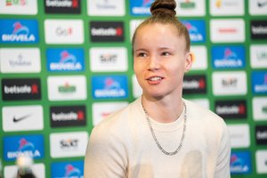 Naujoji Lietuvos krepšinio rinktinės narė G. Nikitinaitė: „Man pasisekė, kad žaidžiau futbolą“