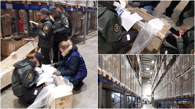 Vilniaus įmonėje – kratos dėl sankcijų pažeidinėjimo: aptikti ginklai, šaudmenys ir tūkstančiai grynųjų