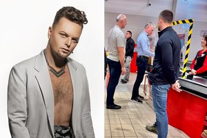 Prekybos centre G. Nausėdą užfiksavęs R. Kirilkinas: „Rankos ir kojos pradėjo virpėti“